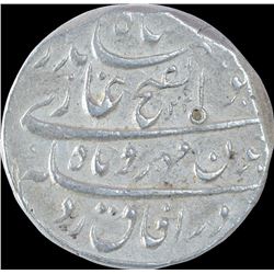 Silver One Rupee Coin of Jahandar Shah of Kashmir Mint.