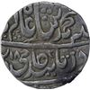 Image 1 : Silver One Rupee Coin of Ahmadnagar Farukhabad Mint of Farukhabad.