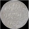 Image 2 : Silver Two Annas Coin of Mir Mahbub Ali Khan of Hyderabad State.