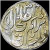 Image 2 : Silver One Rupee Coin of Muhammad Ibrahim Ali Khan of Tonk State.