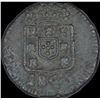 Image 1 : Copper Seven & Half Reis Coin of Maria II of Goa of Indo Portuguese.