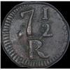 Image 2 : Copper Seven & Half Reis Coin of Maria II of Goa of Indo Portuguese.