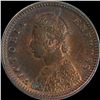 Image 2 : Copper One Twelfth Anna Coin of Victoria Empress of 1885.
