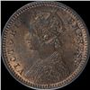 Image 2 : Copper One Twelfth Anna Coin of Victoria Empress of 1888.
