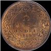 Image 1 : Copper One Twelfth Anna Coin of Victoria Empress of 1889.