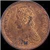 Image 2 : Copper One Twelfth Anna Coin of Victoria Empress of 1889.
