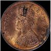 Image 2 : Copper Half Pice Coin of Victoria Empress of 1889.