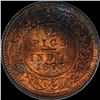 Image 1 : Copper Half Pice Coin of Victoria Empress of 1893.
