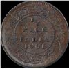 Image 1 : Copper Half Pice Coin of Victoria Empress of 1901.