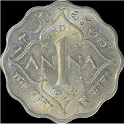 Cupro Nickel One Anna Coin of King George VI of 1938