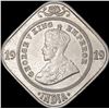 Image 2 : Cupro Nickel Two Annas Coin of King George V of Calcutta Mint of 1919.