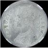 Image 2 : Silver One Quarter Rupee Coin of Victoria Queen of 1862.