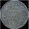 Image 1 : Silver One Quarter Rupee coin of Victoria Empress of 1892