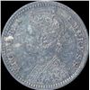 Image 2 : Silver One Quarter Rupee coin of Victoria Empress of 1897.