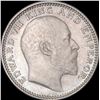 Image 2 : Silver Half Rupee Coin of King Edward VII of Calcutta Mint of 1906.