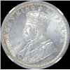 Image 2 : Silver Half Rupee Coin of King George V of 1914.