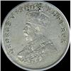 Image 2 : Cupro Nickel Eight Annas Coin of King George V of Calcutta Mint of 1919.