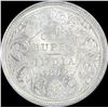 Image 1 : Silver One Rupee Coin of Victoria Queen of 1862.