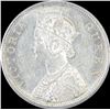 Image 2 : Silver One Rupee Coin of Victoria Queen of 1862.