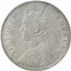 Image 2 : Silver One Rupee Coin of Victoria Empress of Calcutta Mint of 1878.