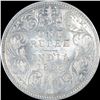 Image 1 : Silver One Rupee Coin of Victoria Empress of 1886.