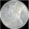 Image 2 : Silver One Rupee Coin of Victoria Empress of 1886.