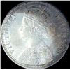 Image 2 : Silver One Rupee Coin of Victoria Empress of Bombay mint of 1900.