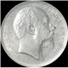 Image 2 : Silver One Rupee Coin of King Edward VII of Calcutta Mint of 1909.