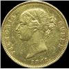 Image 2 : Gold One Mohur Coin of Victoria Queen of Calcutta Mint of 1841.