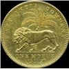 Image 1 : Gold One Mohur Coin of Victoria Queen of Calcutta Mint of 1841.