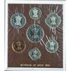 Image 1 : Republic India Proof Set of Bombay Mint of the Year 1950.
