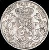 Image 2 : Silver Five Francs Coin of Leopold II of Belgium.