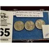 Image 1 : 3-Pack of Silver Mercury Dimes