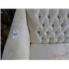 Image 2 : Button Tufted Wood Leg Sofa