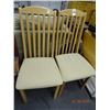 Image 1 : Wood Slat Back Chairs (2)