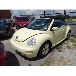 2003 VW Beetle Convertible