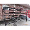Image 1 : Black Steel Appx. 7' T x 14' W x 6' D Stock Rack  - Welded Frame