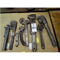 Lot of Vintage Pipe Wrenches