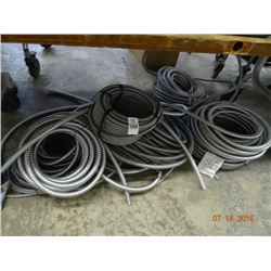 Lot of Metal Flexible Conduit