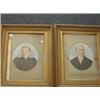 Image 1 : Pair of Victorian painted portraits of man an…