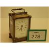 Image 1 : Small brass carriage clock marked Cartermoul…
