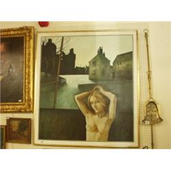 Large framed contemporary picture entitled 'S…