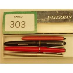 Three old pens…