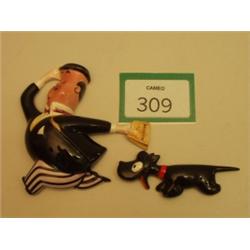 Beswick Double Diamond wall plaque plus dog w…