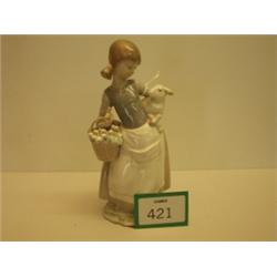 Lladro figurine of a courting couple with a d…