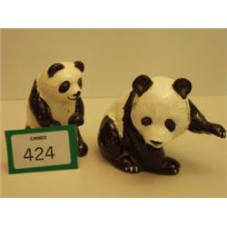 Beswick panda No 711 plus one other…
