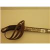 Image 1 : Pistol grip single edge bladed sword, blade b…