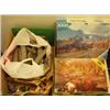 Image 1 : Box of railway track, animals and jigsaw puzz…
