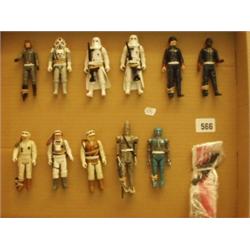 Tray of eleven Star Wars figures from 'The Em…