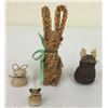 Image 2 : Mini Cat and Rabbit Effigy Lot